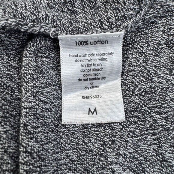 Susana Monaco Lightweight Cotton Cardigan Sweater Gray - Picture 4 of 10